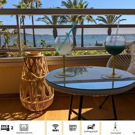 T3 vue mer et parking gratuit Sanary-sur-Mer Eksteriør bilde